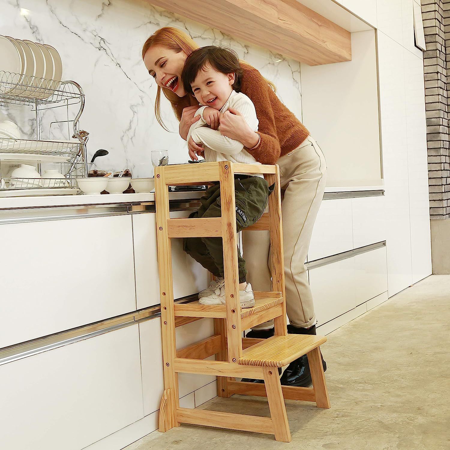 Регулируемая по высоте подстав – обзор и цена Toddler Learning Tower