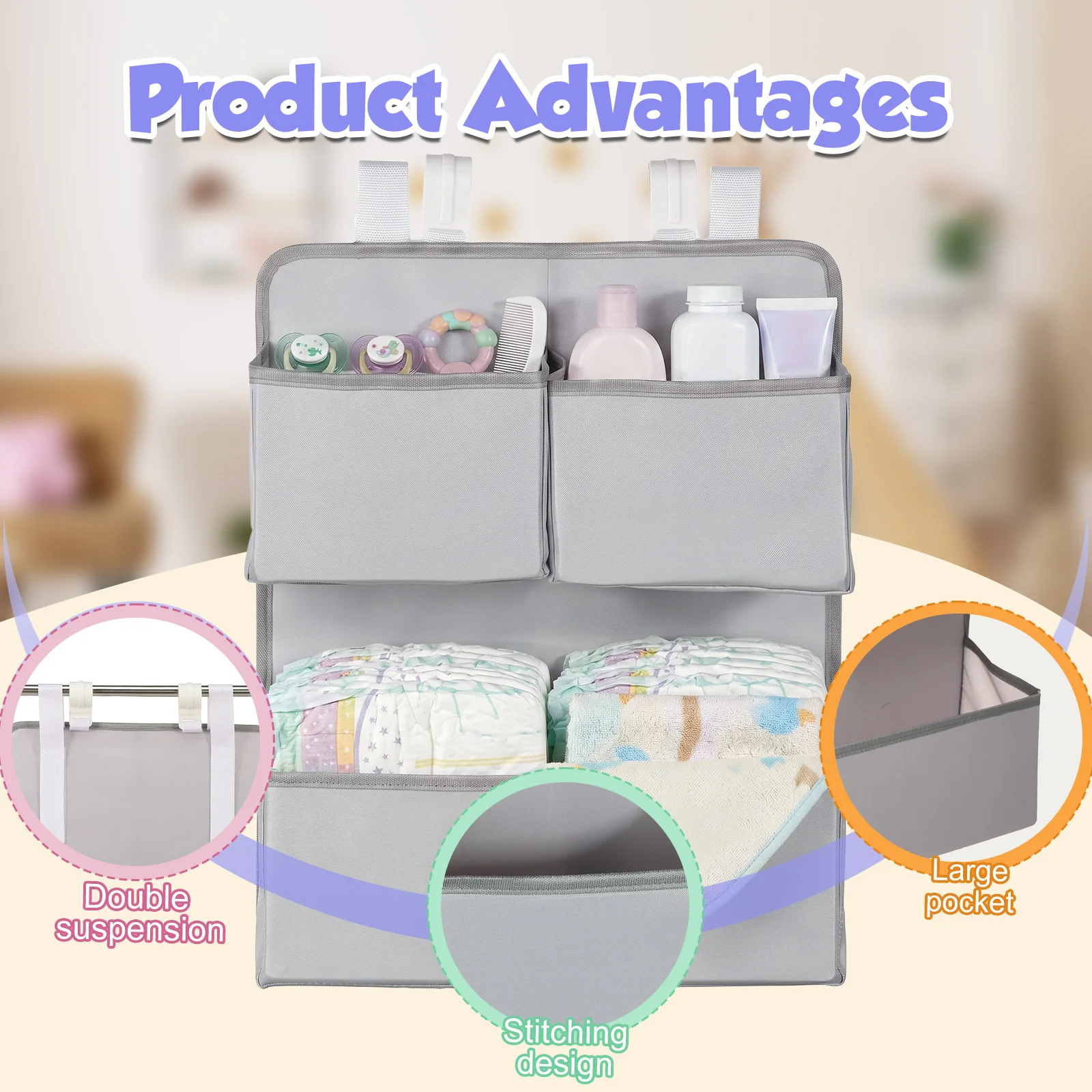Двухуровневый подвесной органа – обзор и цена Baby Products Basket