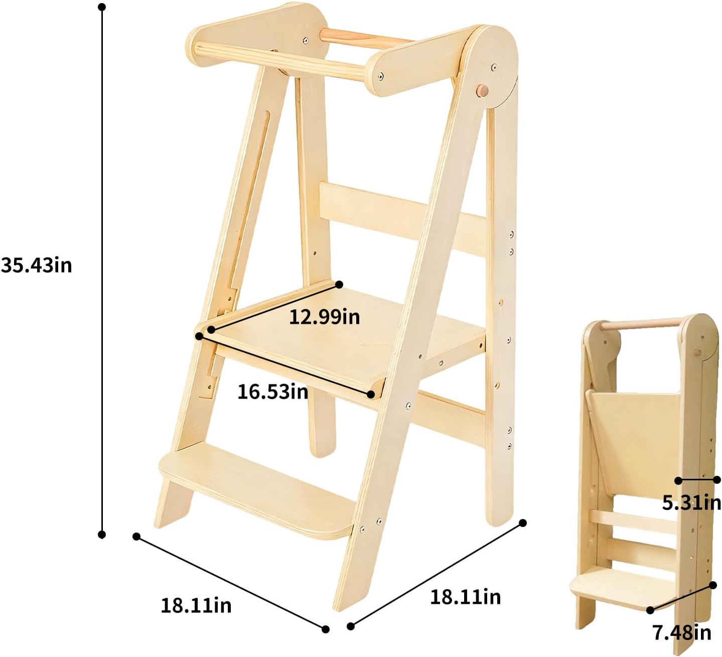 Складная детская башня-стремян – обзор и цена Toddler Learning Tower